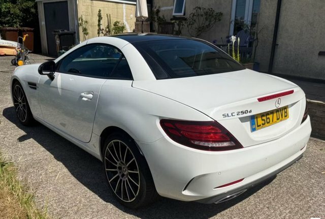Mercedes-Benz SLC Slc250d Amg Line Convertible White #6