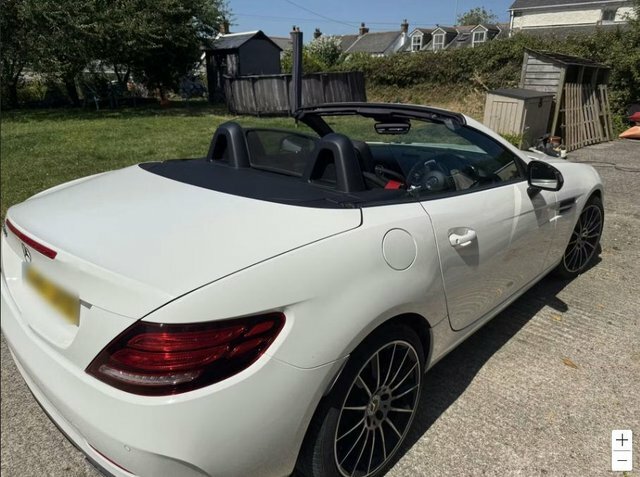 Mercedes-Benz SLC Slc250d Amg Line Convertible White #3