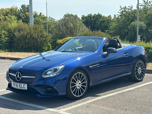 Mercedes-Benz SLC Slc250d Amg Line Convertible Blue #5