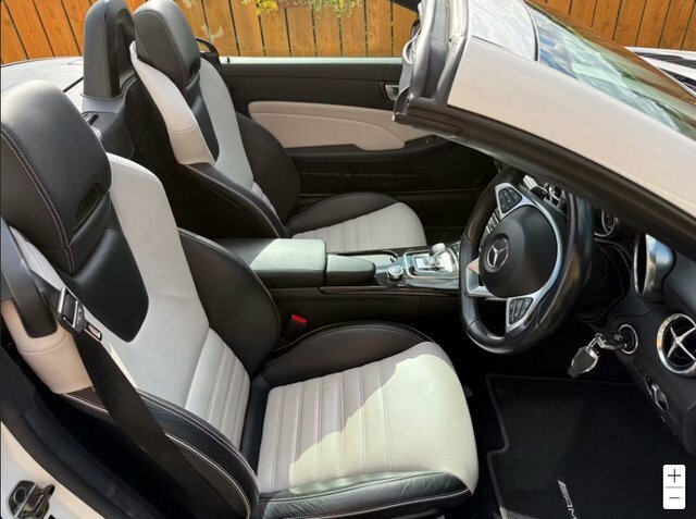 Mercedes-Benz SLC 2.0 Slc200 Amg Line Convertible G-troni Silver #12