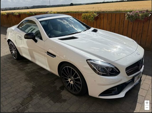 Mercedes-Benz SLC 2.0 Slc200 Amg Line Convertible G-troni Silver #11