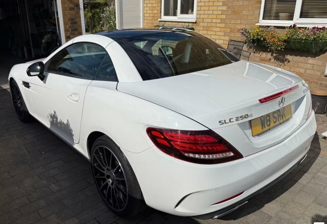 Mercedes-Benz SLC 2.0 Slc200 Amg Line Convertible G-troni Silver #13