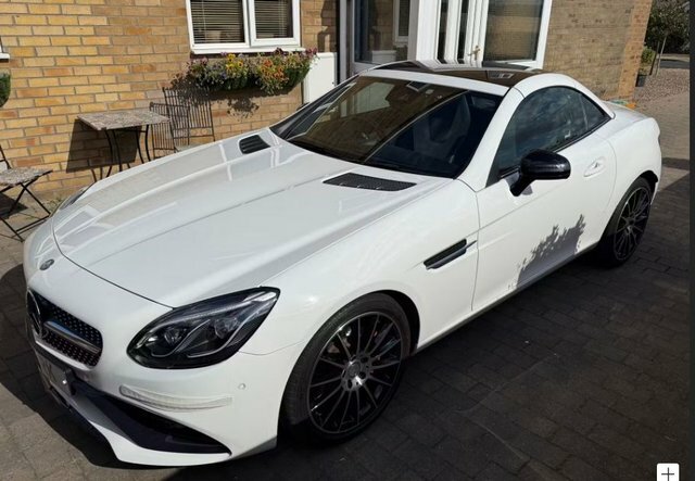 Mercedes-Benz SLC Slc250d Amg Line Convertible White #4
