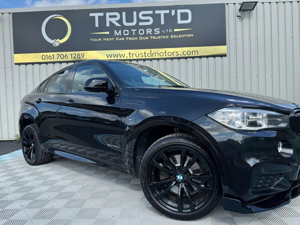 BMW X6 3.0 40D M Sport Xdrive Euro 6 Ss Black #3