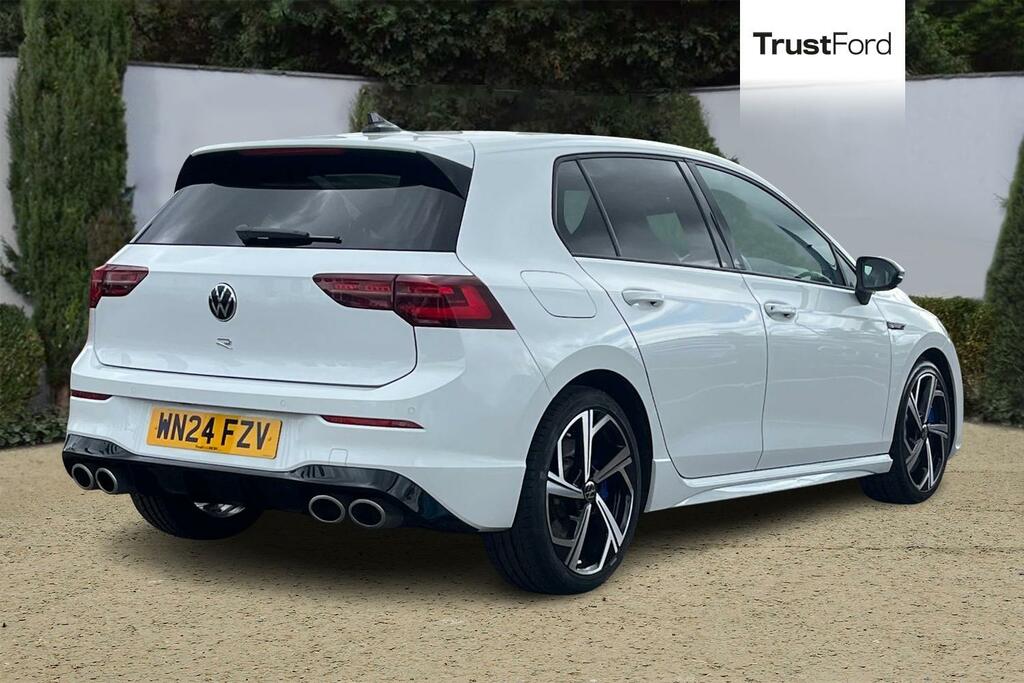 Volkswagen Golf R White #4
