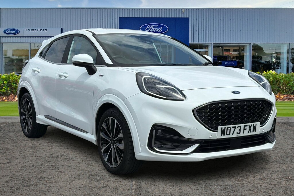 Ford Puma St-line Vignale White