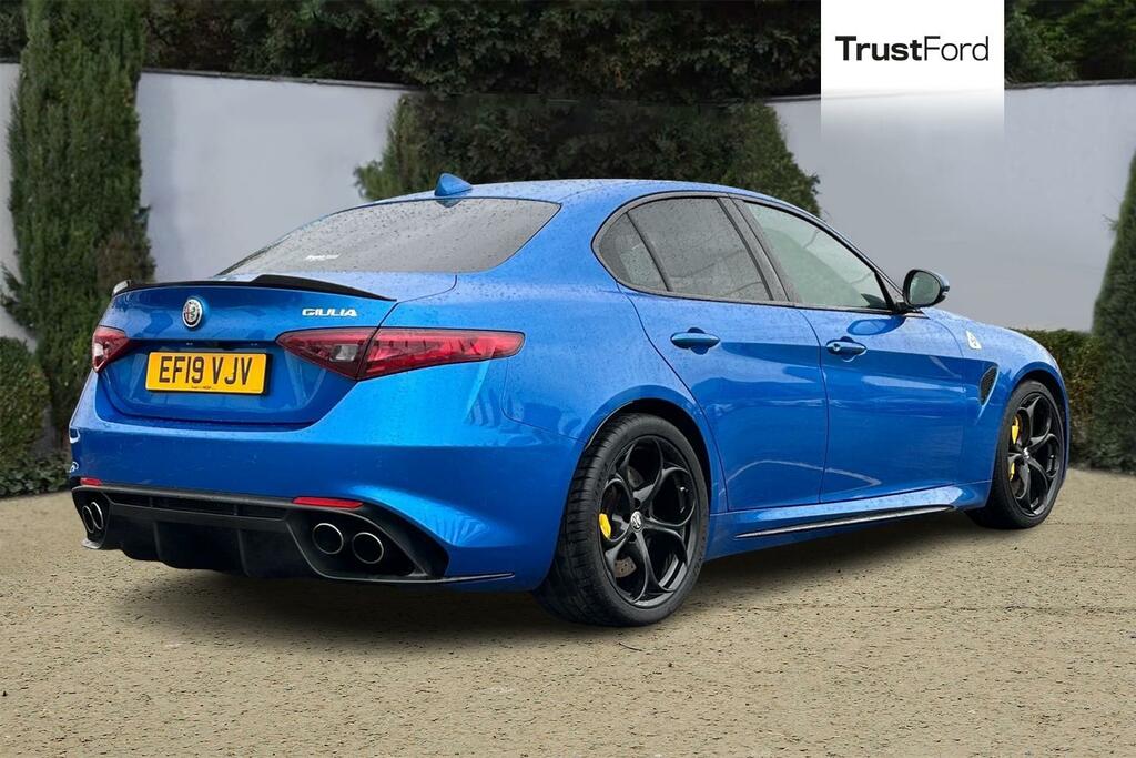Alfa Romeo Giulia 2.9 V6 Bi-turbo Quadrifoglio Saloon Aut Blue #4