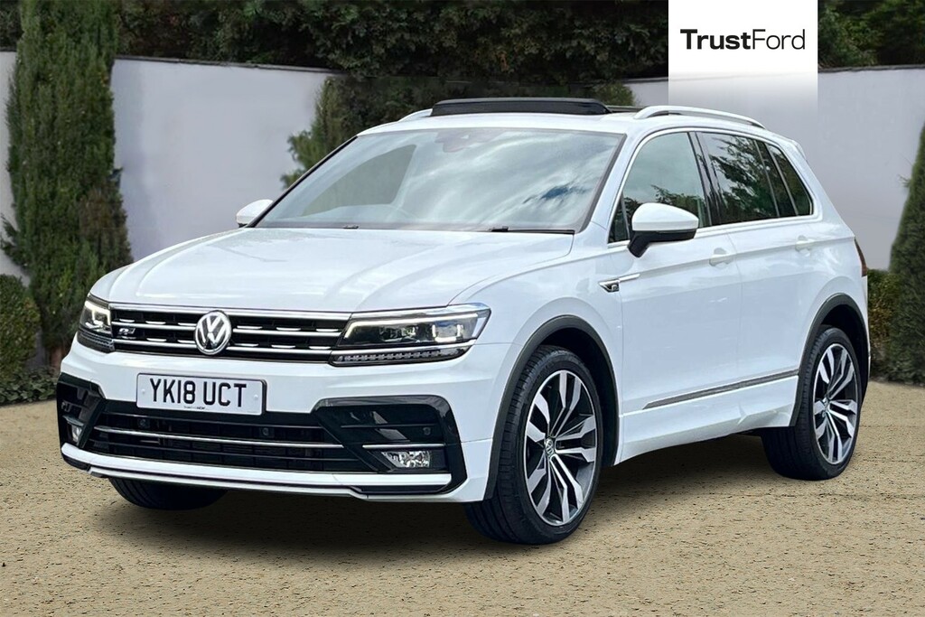 Volkswagen Tiguan R-line White #5