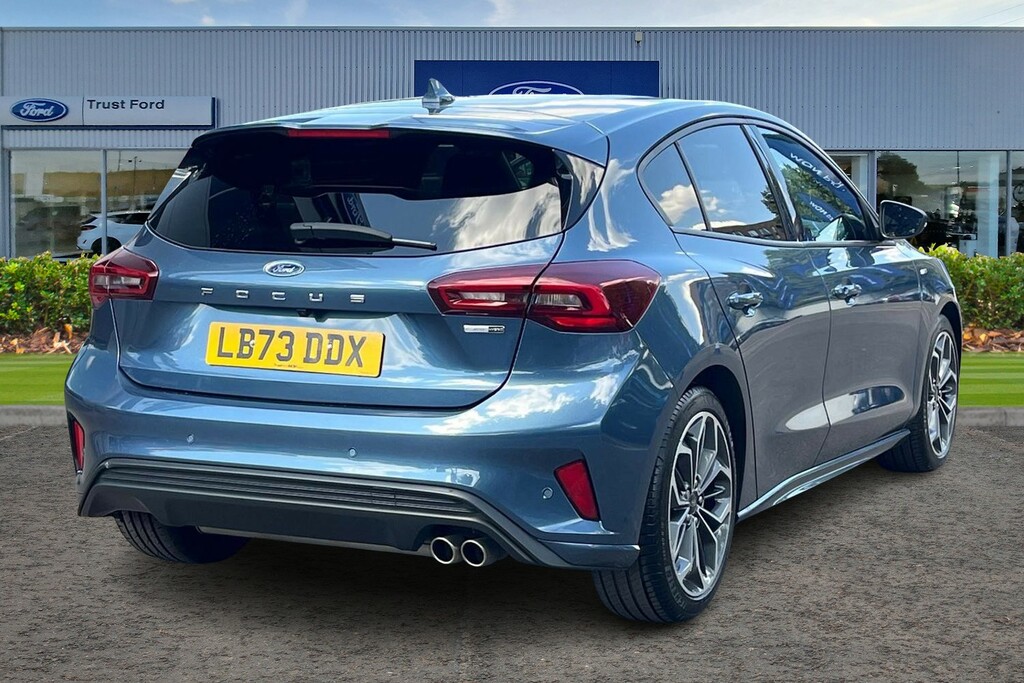 Ford Focus St-line X Blue #4
