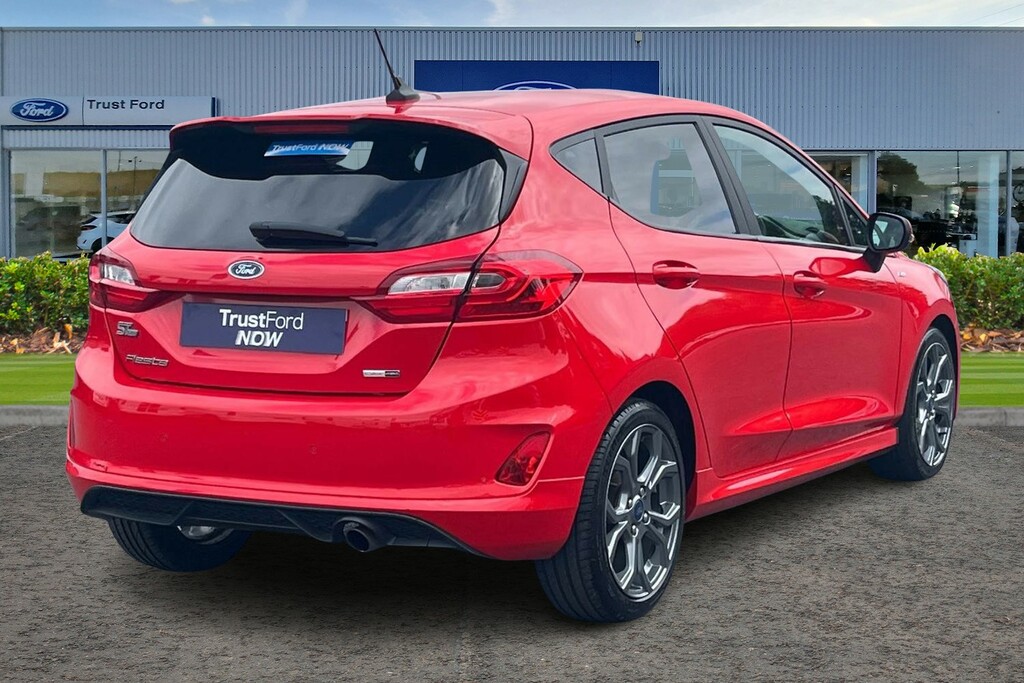 Ford Fiesta 1.0 Ecoboost Hybrid Mhev 125 St-line Edition - TGZ9477 Red #4