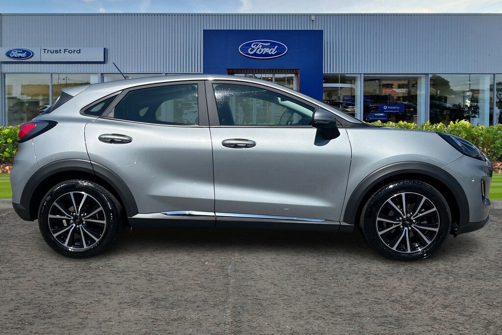 Ford Puma 1.0 Ecoboost Hybrid Mhev Titanium Dct PF23JKV Silver #3