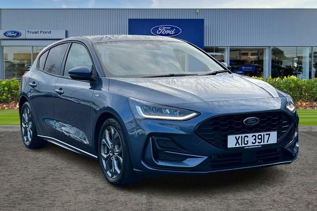 Ford Focus 1.0T Ecoboost St-line Hatchback Blue