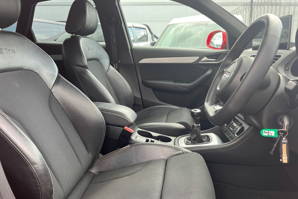 Audi Q3 2.0 Tdi S Line S Tronic Quattro Euro 6 Ss Silver #17