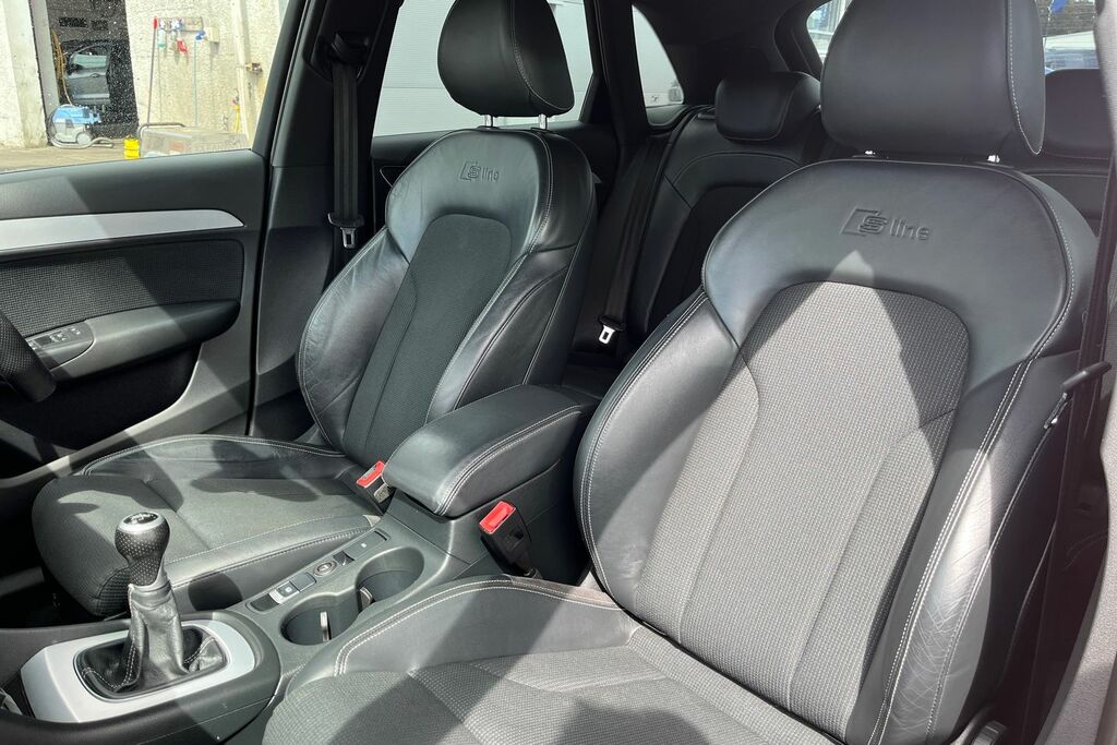 Audi Q3 2.0 Tdi S Line S Tronic Quattro Euro 6 Ss Silver #19