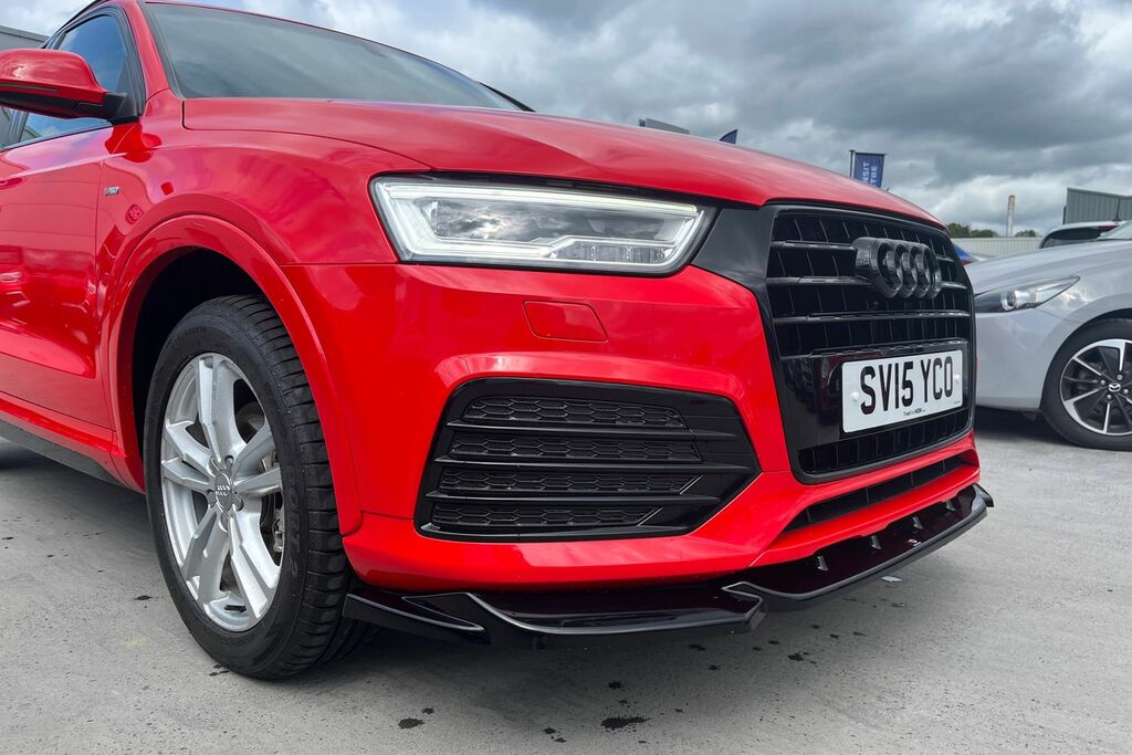 Audi Q3 2.0 Tdi S Line S Tronic Quattro Euro 6 Ss Silver #25