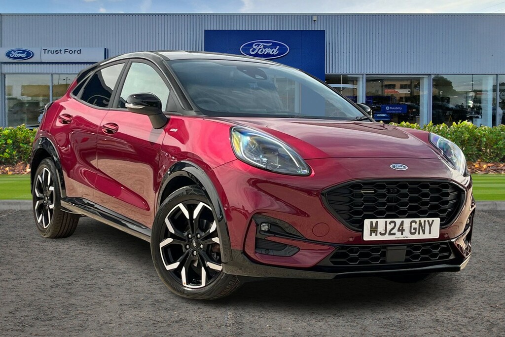 Ford Puma 1.0T Ecoboost Mhev Vivid Ruby Edition Suv Petr Red