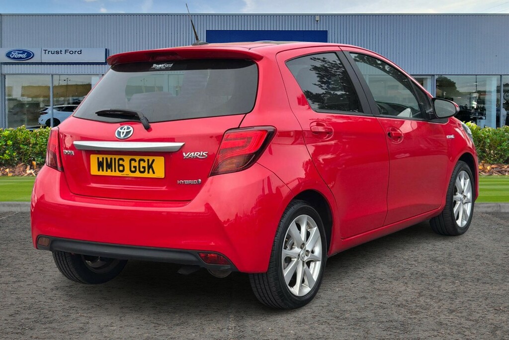Toyota Yaris 1.5 Vvt-h Excel Hatchback Hybrid E-cvt WM16GGK Red #3