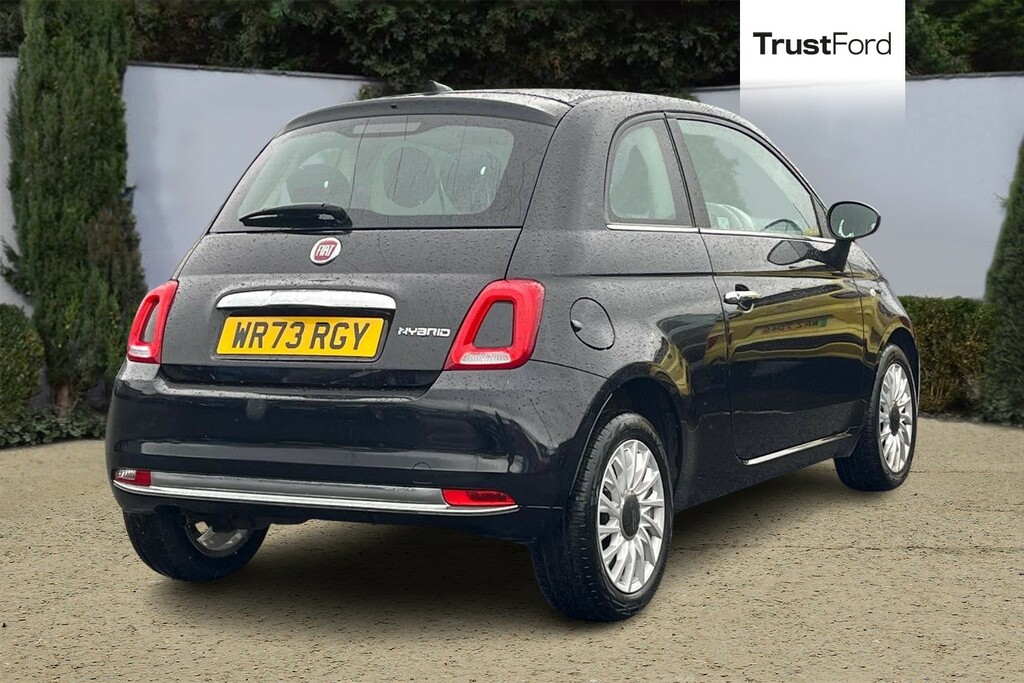 Fiat 500 Standard Black #4