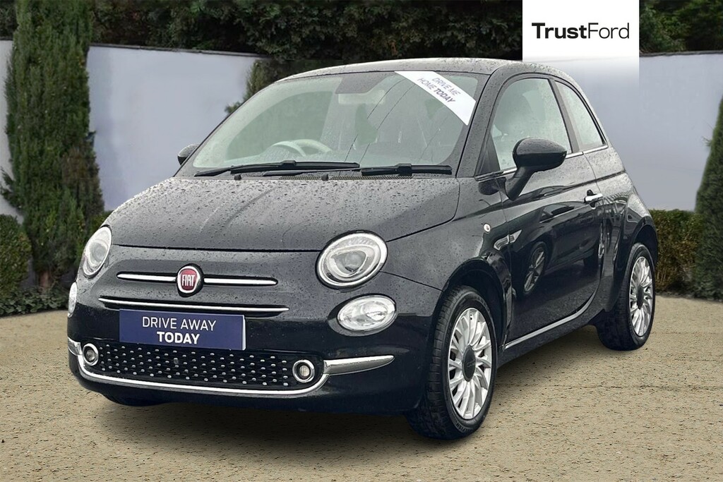 Fiat 500 Standard Black #5