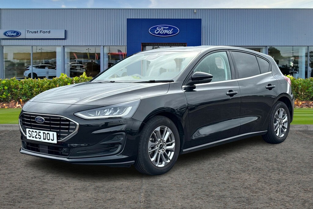 Ford Focus 1.0T Ecoboost Mhev Titanium Hatchback H SC25DOJ Black #5