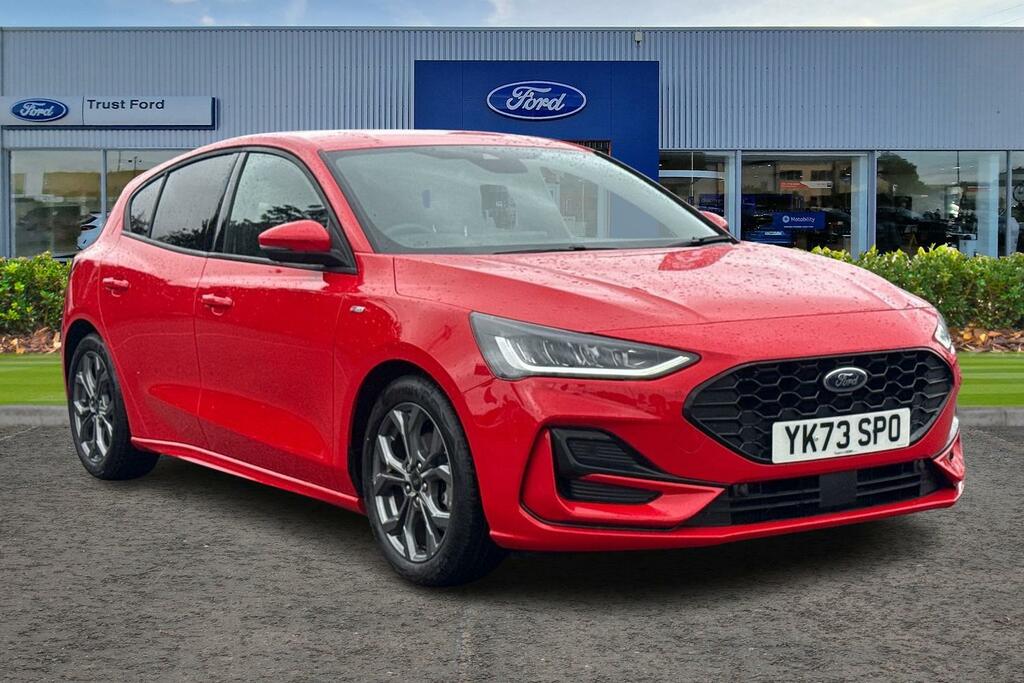 Ford Focus 1.0 Ecoboost Hybrid Mhev St-line 5Dr- With Satelli Red