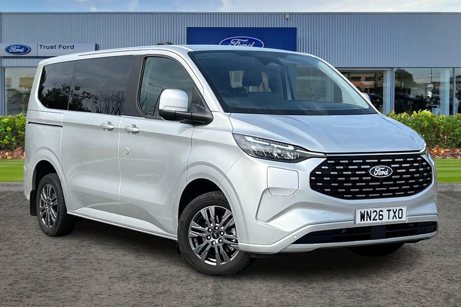 Ford Tourneo Custom 340 Titanium L1 Swb 9 Seat Minibus Fwd 2.5 Ph Silver