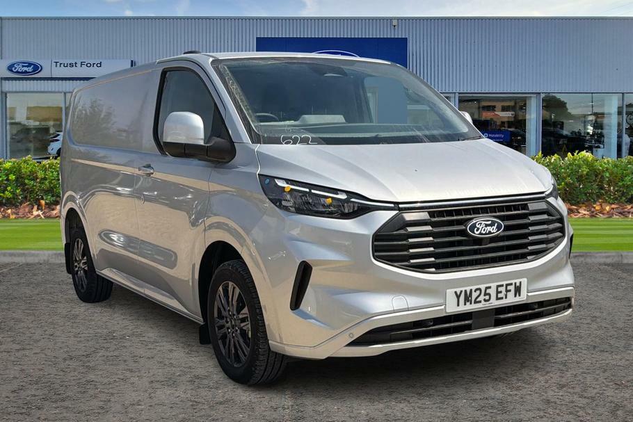 Ford Transit Custom 320 Limited L1 Swb Fwd 2.0 Ecoblue 136Ps Low Roof Silver