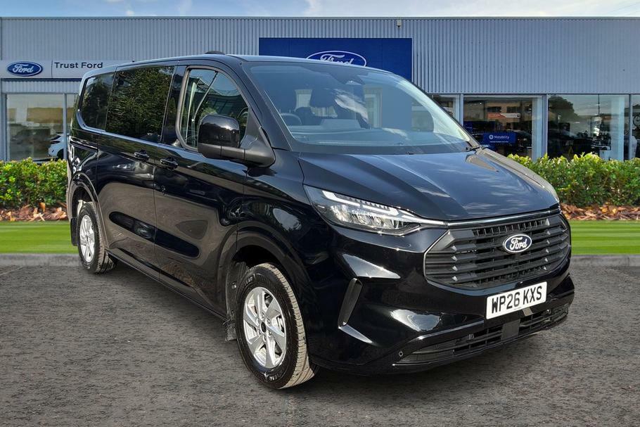 Ford Transit Custom 320 Limited L1 Swb Double Cab In Van Fwd 2.0 Ecobl WP26KXS Black