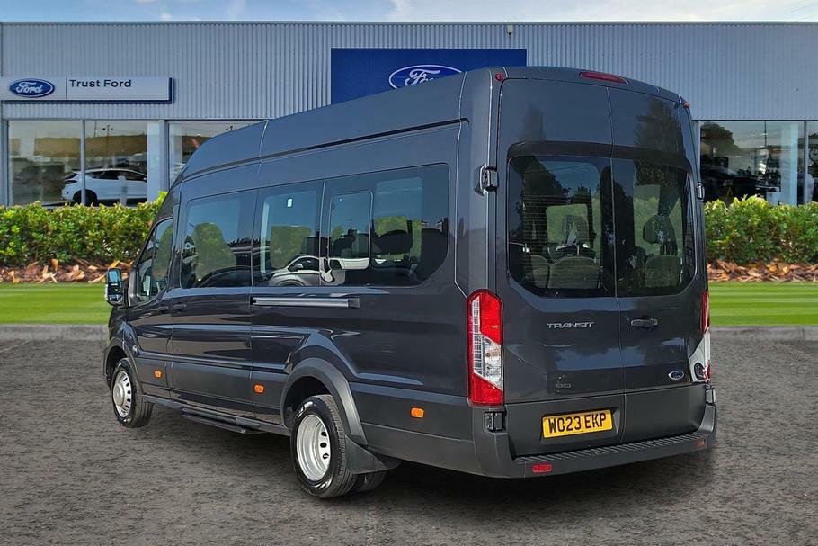 Ford Transit Custom 460 Leader L4 H3 Elwb High Roof 17 Seat Minib Grey #2