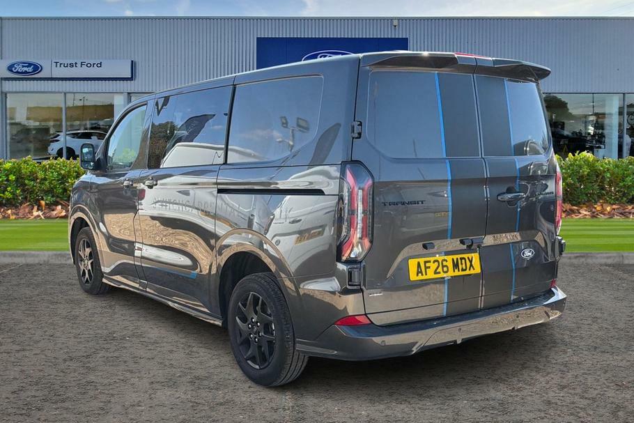 Ford Transit Custom 320 Sport L1 Swb Double Cab In Van Fwd 2.5 Ph AF26MDX Grey #2