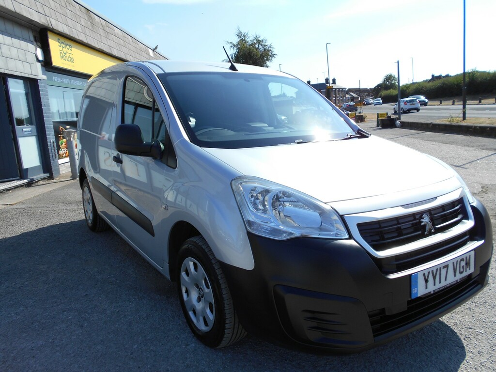 Peugeot Partner Panel Van 1.6 Bluehdi 854 Professional 201717 Silver #2