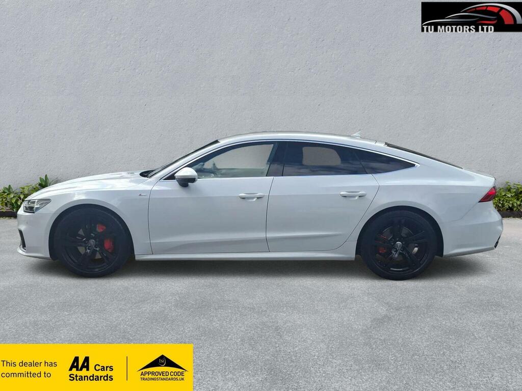 Audi A7 3.0 Tdi V6 50 S Line Sportback Tiptronic Quattro E White #5