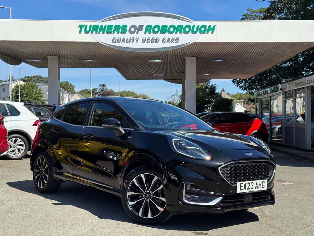 Ford Puma 1.0L Ecoboost Mhev St-line Vignale Dct Black