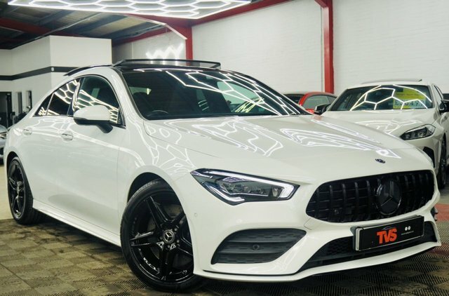 Mercedes-Benz CLA Class 2.0 Cla220 Amg Line Premium Plus Coupe Petro White