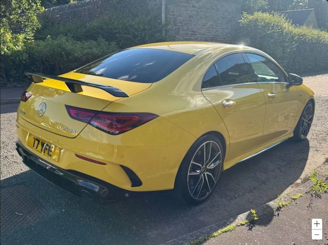 Mercedes-Benz CLA Class 2.0 Cla35 Amg Premium Coupe 7G-dct 4M Yellow #3