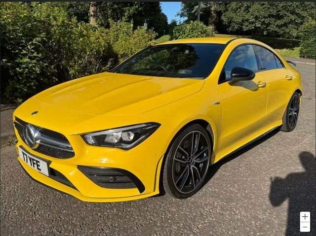 Mercedes-Benz CLA Class 2.0 Cla35 Amg Premium Coupe 7G-dct 4M Yellow #4