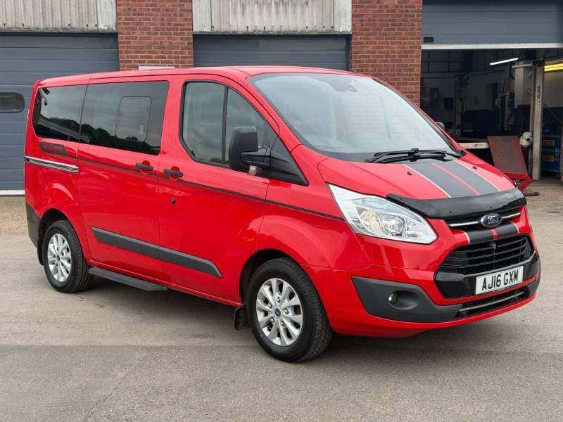 Ford Tourneo Custom 2.0 Tdci 105Ps Low Roof 9 Seater Zetec Red