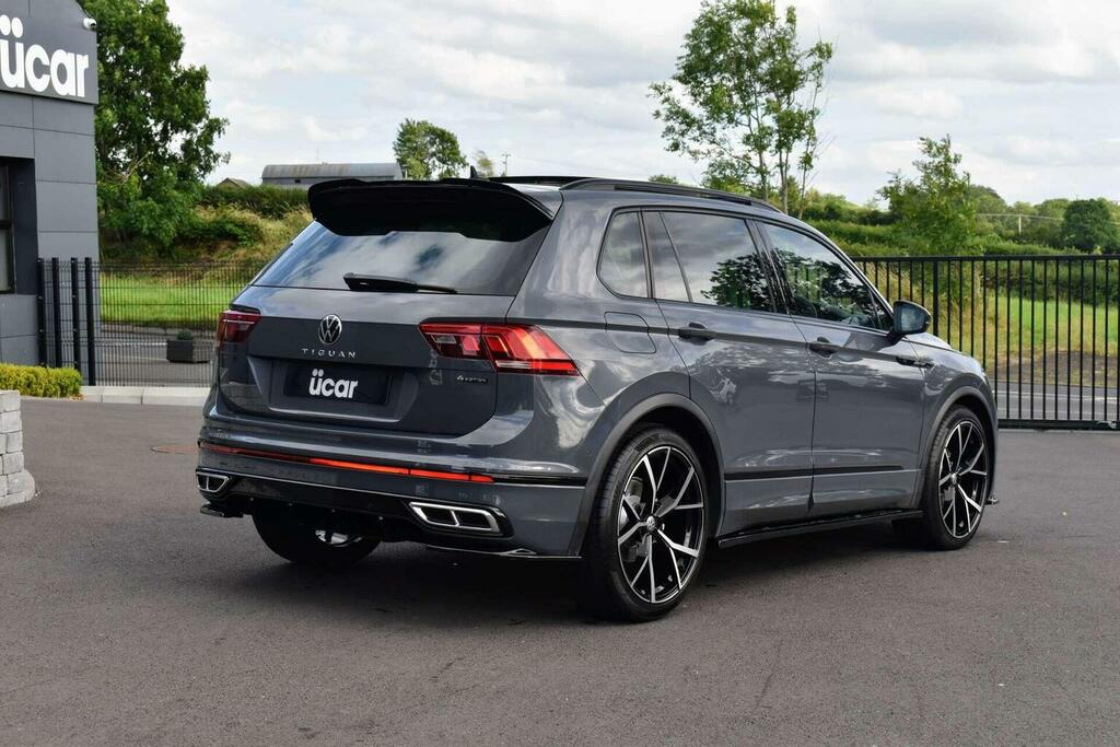 Volkswagen Tiguan 2.0 Tdi R-line Dsg 4Motion Euro 6 Ss Grey #5