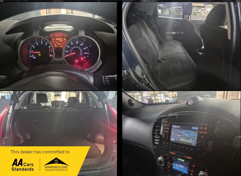 Nissan Juke 2012 12 Reg Suv 43,990 Miles 1.6L Black #2