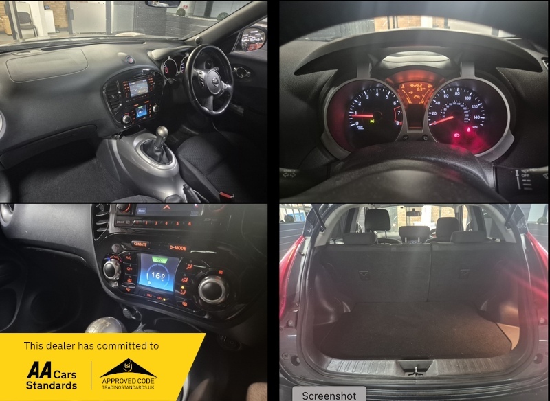 Nissan Juke 2012 12 Reg Suv 43,990 Miles 1.6L Black #1
