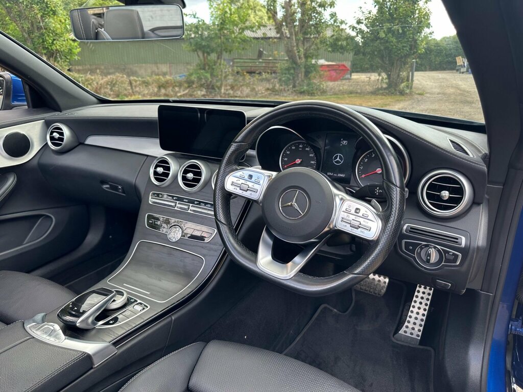 Mercedes-Benz C Class 1.5 C200 Mhev Amg Line Edition Cabriolet G-tronic Blue #3