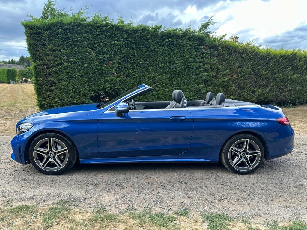 Mercedes-Benz C Class 1.5 C200 Mhev Amg Line Edition Cabriolet G-tronic Blue #6