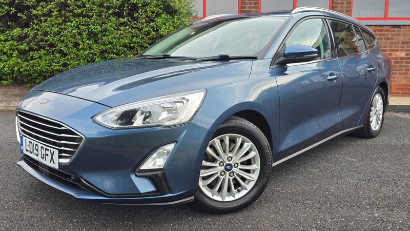 Ford Focus 1.5 Ecoblue Titanium Estate LD19GFX Blue #2