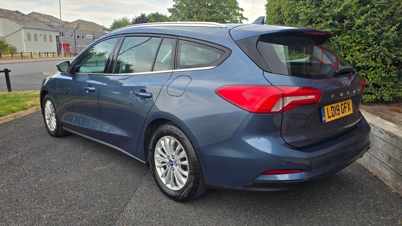 Ford Focus 1.5 Ecoblue Titanium Estate LD19GFX Blue #4