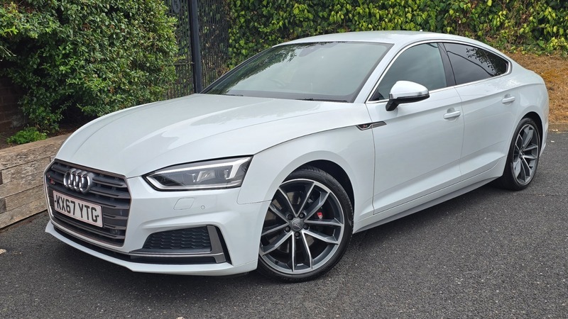 Audi S5 3.0 Tfsi V6 Sportback KX67YTG White #2