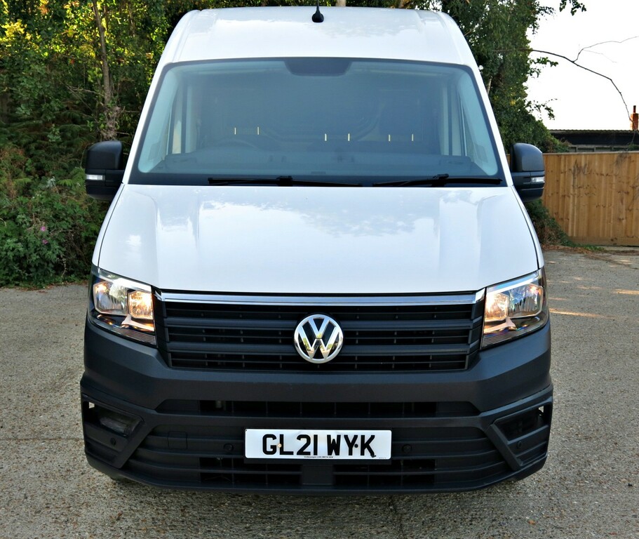 Volkswagen Crafter Panel Van 140Hp Aircon Trendline Lwb Highroof Euro GL21WYK White #4