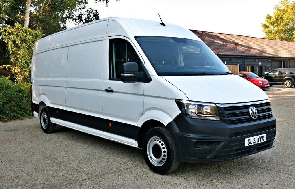 Volkswagen Crafter Panel Van 140Hp Aircon Trendline Lwb Highroof Euro GL21WYK White #3