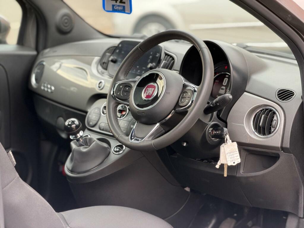 Fiat 500 1.0 Mhev Top Hatchback Euro 6 S WR73MXK Grey #3