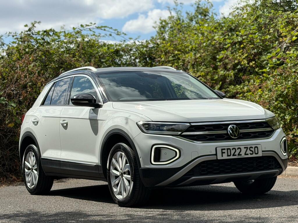 Volkswagen T-Roc 1.5 Tsi Style Euro 6 Ss FD22ZSO White