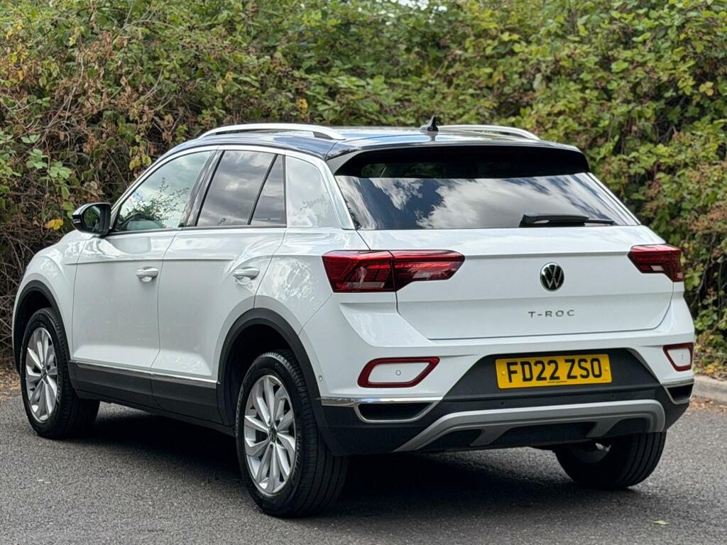 Volkswagen T-Roc 1.5 Tsi Style Euro 6 Ss FD22ZSO White #4